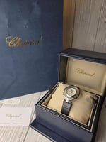 ساعة Happy Diamonds من شوبارد الماس طبيعي مقاس 32