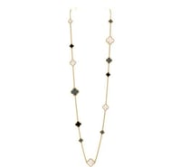 عقد 16 وردة ماجيك الهامبرا صدف و حجر Onyx من فان ك...