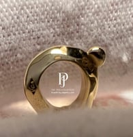 حلق ماجيك فان كليف حجر تايقر اي و Carnelian