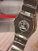 ساعه أوميغا فل دايموند صدف طبيعي و ستيل فل دايموند...