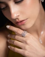 خاتم فل دايموند نحيف