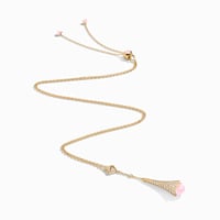 سلسال Cleo Diamond Teardrop من مارلي مع حجر