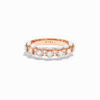 خاتم Tip-Top من مارلي روز قولد مع حجر