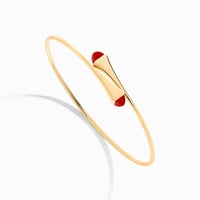 اسواره Cleo Wire Gold Slip-On من مارلي مع حجر