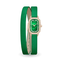 ساعة Harry Winston Emerald ستيل روز مع الماس
