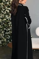 عباية اطراف ملون