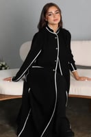 عباية اطراف ملون