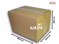 كرتون تعبئة وتغليف تمر 20 كيلو بني (ربطة 25 )