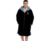 منشفة شاطئ شتوية ازرق - L