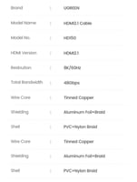 كيبل HDMI 2.1 يوقرين