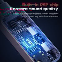 وصلة بلكستون GS2 تايب سي مدخلين تايب سي و مدخل 3.5...