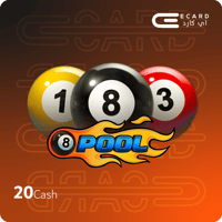 20 Cash واكثر لعبة 8Ball Pool