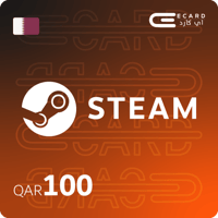 بطاقة ستيم قطري 100 ريال قطري