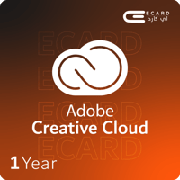 حساب ادوبي كريتيف كلاود لمدة سنة