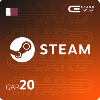 بطاقة ستيم قطري 20 ريال قطري