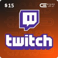 بطاقة تويتش 15$ Twitch