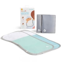 مجموعة قماش التجشؤ + كمادات