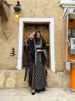 فستان يوم التأسيس بني "ثلاث قطع"