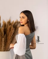 فستان رمادي