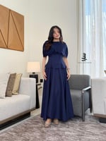 فستان دانتيل كحلي