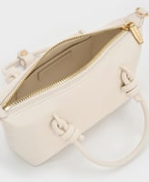 Sammie Knotted-Handle Tote Bag - Cream