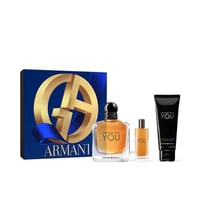 طقم ارماني سترونجر ويذ يو الرجالي او دو تواليت (عط...