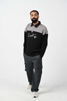 هودي اوفر سايز دبل كاب فتحت اصابع