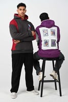 هودي اوفر سايز دبل كاب فتحت اصابع