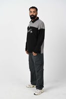 هودي اوفر سايز دبل كاب فتحت اصابع