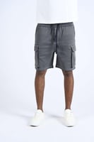 شورت رصاصي بجيوب