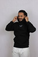 بلوفر اسود ساده 007