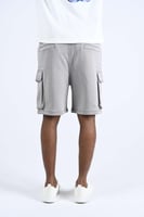 شورت رصاصي فاتح بجيوب