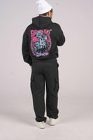 هودي اسود اوفر سايز