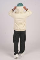 هودي بيج غامق اوفر سايز دبل كاب لوقو ميامي