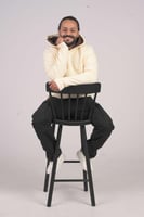 هودي بيج فاتح اوفر سايز دبل كاب بفتحت اصابع ساده