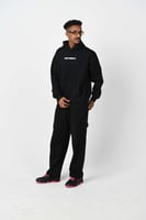 هودي اوفر سايز اسود بلوقو بتر فلاي