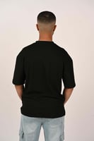 تيشرت اوفر سايز لون اسود بلوقو Be