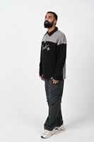 هودي اوفر سايز دبل كاب فتحت اصابع