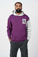 هودي اوفر سايز دبل كاب فتحت اصابع