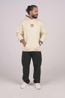 هودي بيج غامق اوفر سايز دبل كاب لوقو ميامي