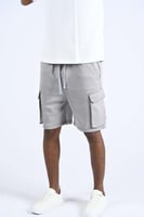 شورت رصاصي فاتح بجيوب