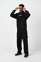 هودي اوفر سايز اسود بلوقو بتر فلاي