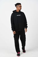 هودي اوفر سايز اسود بلوقو بتر فلاي