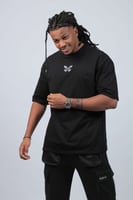 تيشرت اوفر سايز اسود سمر