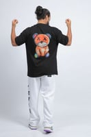 تيشرت اوفر سايز اسود دب اكس