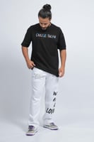 تيشرت اوفر سايز اسود دب اكس