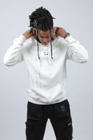 هودي اوفر سايز ابيض بطبعة SUMMER