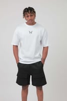 تيشرت اوفر سايز ابيض ساده S-148