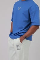 تيشرت اوفر سايز ازرق REALLY