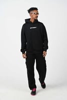 هودي اوفر سايز اسود بلوقو بتر فلاي